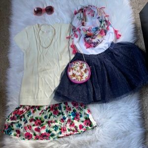 GRLS 2-Fer Sweater Dress + Tulle skirt (2PC Bundle